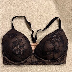 Victoria's Secret Black Lace Bra Wireless